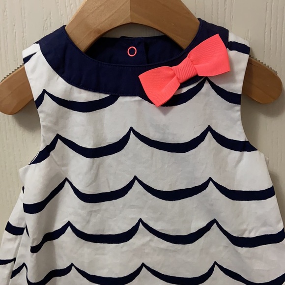 Gymboree Wavy Navy Sleeveless Dress - Picture 2 of 6